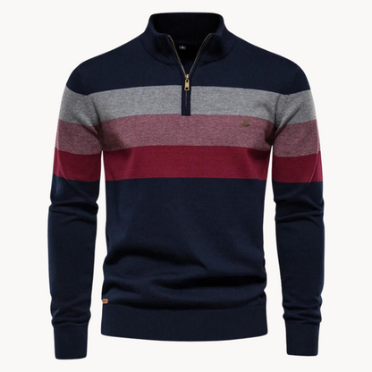Pull Homme Hiver Rayé Coloré Longues Manches - PanierRoyale