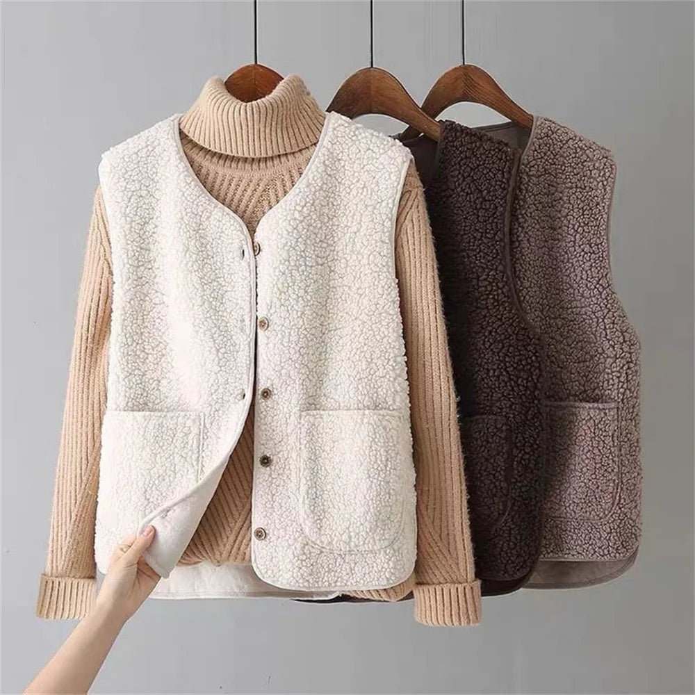 Cardigan Femme Maille Douce Coupe Fluide Manches Longues - PanierRoyale