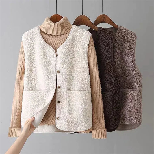 Cardigan Femme Maille Douce Coupe Fluide Manches Longues - PanierRoyale