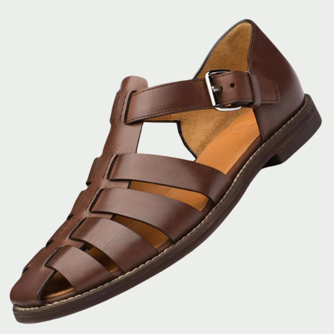 Sandale Homme Cuir Élégant