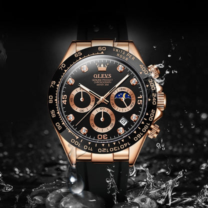 Montre Homme Élégante Acier Inoxydable