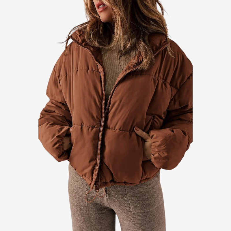 Blouson Capuche Zippé avec Poches Réglables - PanierRoyale