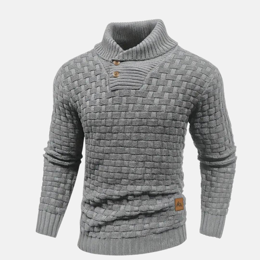 Pull Homme En Maille Doux et Polyvalent