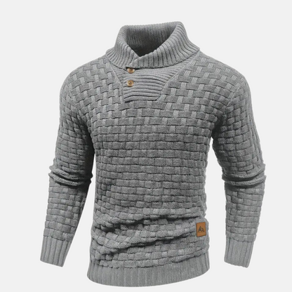Pull Homme En Maille Doux et Polyvalent