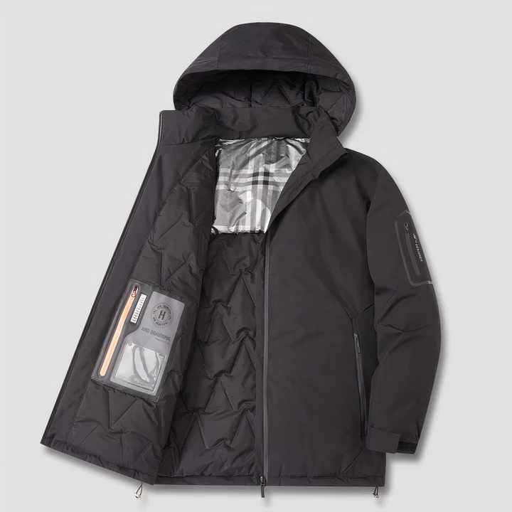 Parka Hiver Épaisse et Chaude avec Capuche Élégante - vue 8