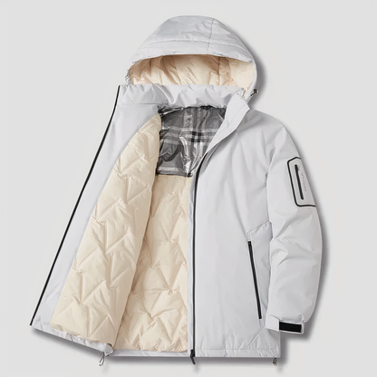 Parka Femme Hiver Douce et Chaude avec Capuche
