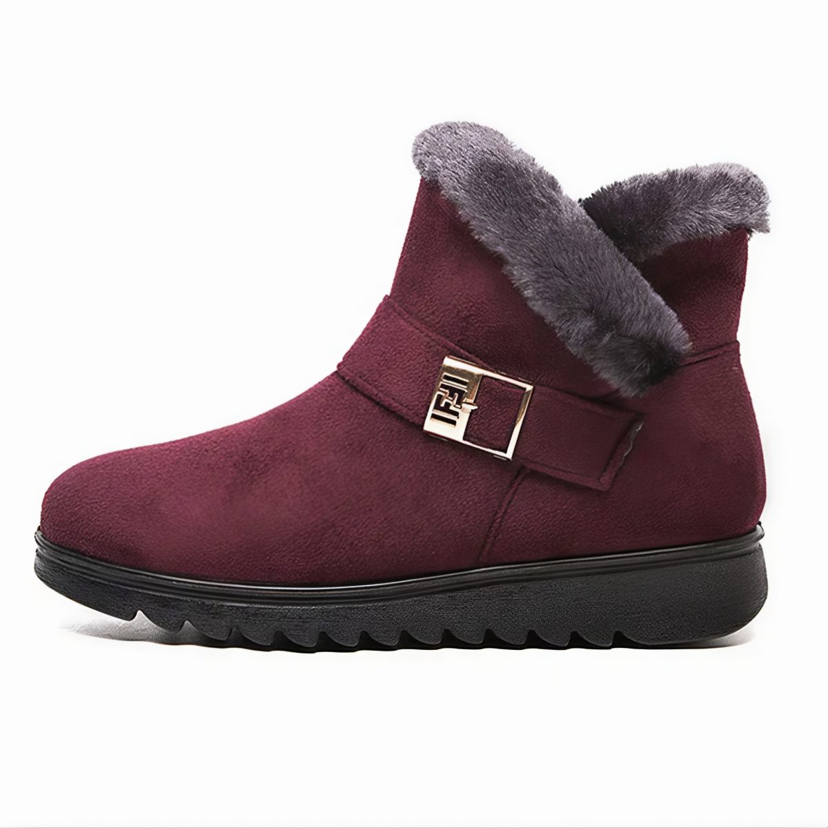 Bottes Hiver Fourrure Synthétique Femmes