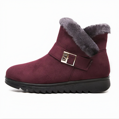 Bottes Hiver Fourrure Synthétique Femmes