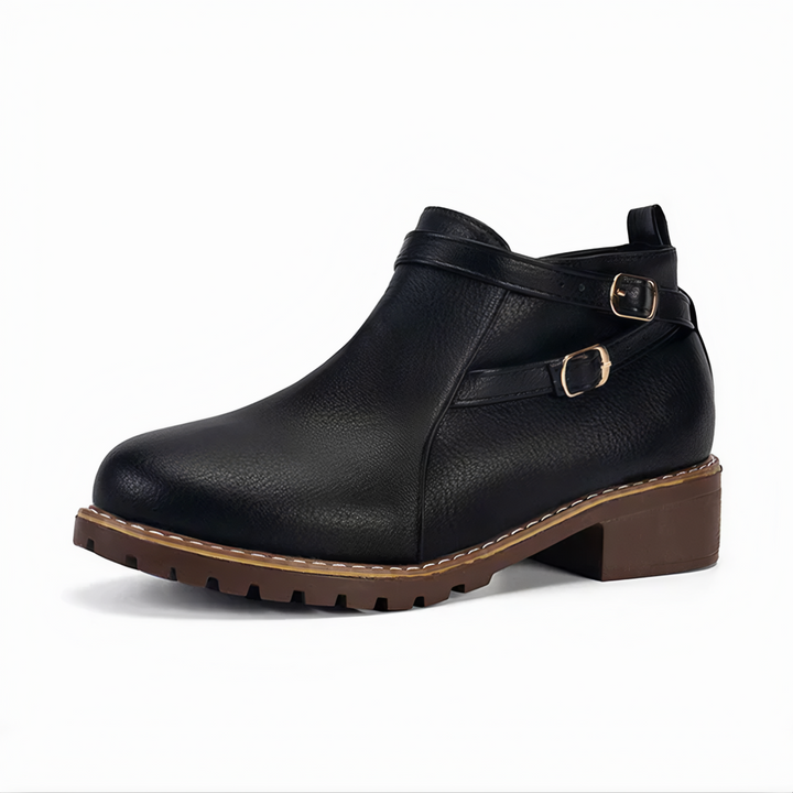 Bottines Femmes à Talon Bas Confortables et Élégantes - PanierRoyale