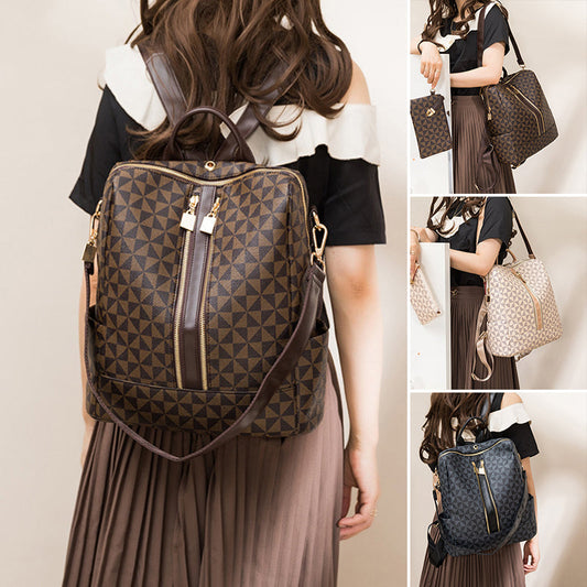 Sac à dos Femme Cuir Pu avec Imprimé Fleuri - PanierRoyale
