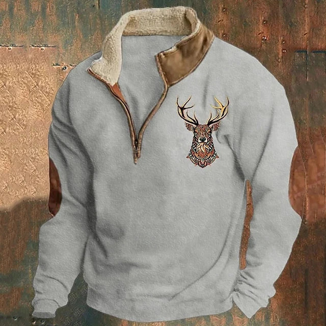 Pull Homme Col V Warme et Confortable