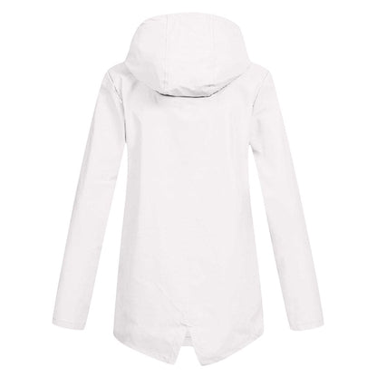 Veste De Pluie Zippée Pour Femmes | Mi-longueur