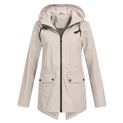 Veste Imperméable Femme Longue et Élégante - PanierRoyale