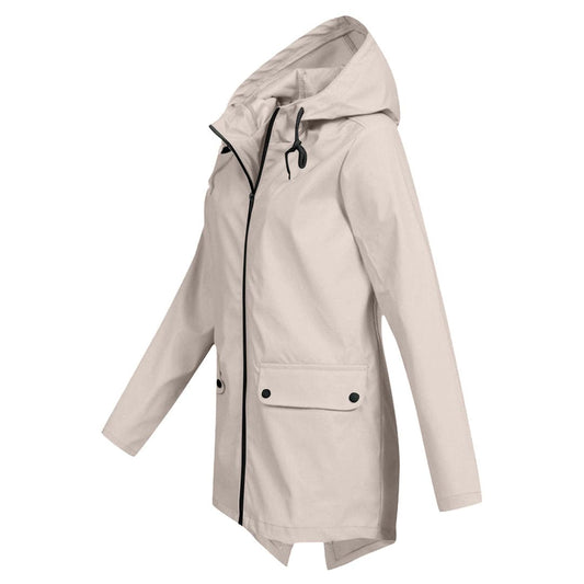 Doudoune Hiver Femme à Capuchon et Fermeture Éclair - BerlinGlamour