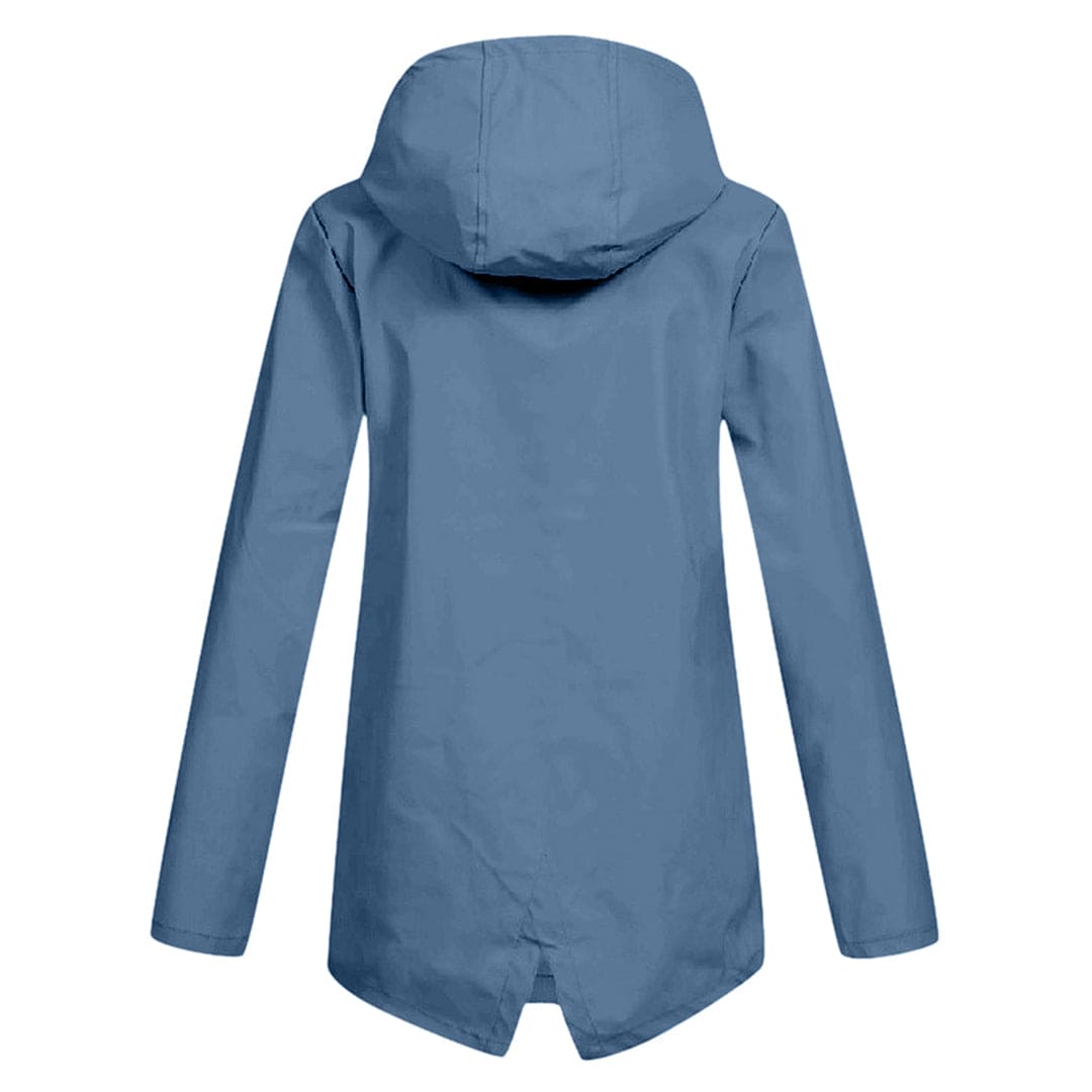 Veste femme à capuche et fermeture éclair avec poches avant