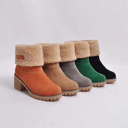 Bottes Femmes Hiver Fourrées et Chauffantes