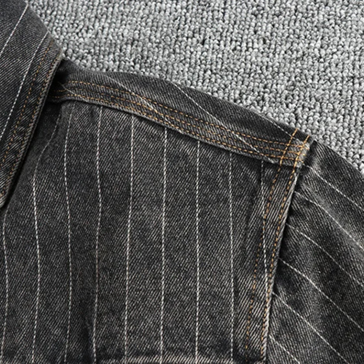 Chemise Homme Décontractée Noir Anthracite