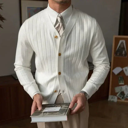 Pull Blanc V pour Homme Élégant et Confortable