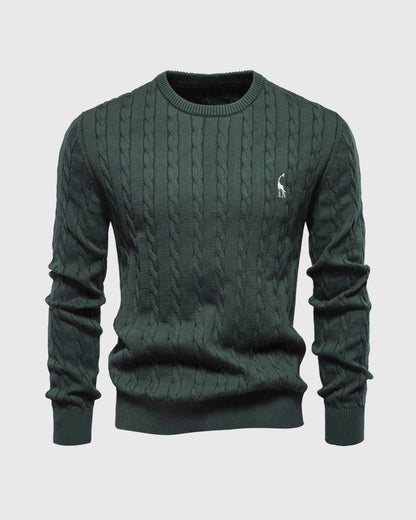 Pull en Coton à Câble pour Homme