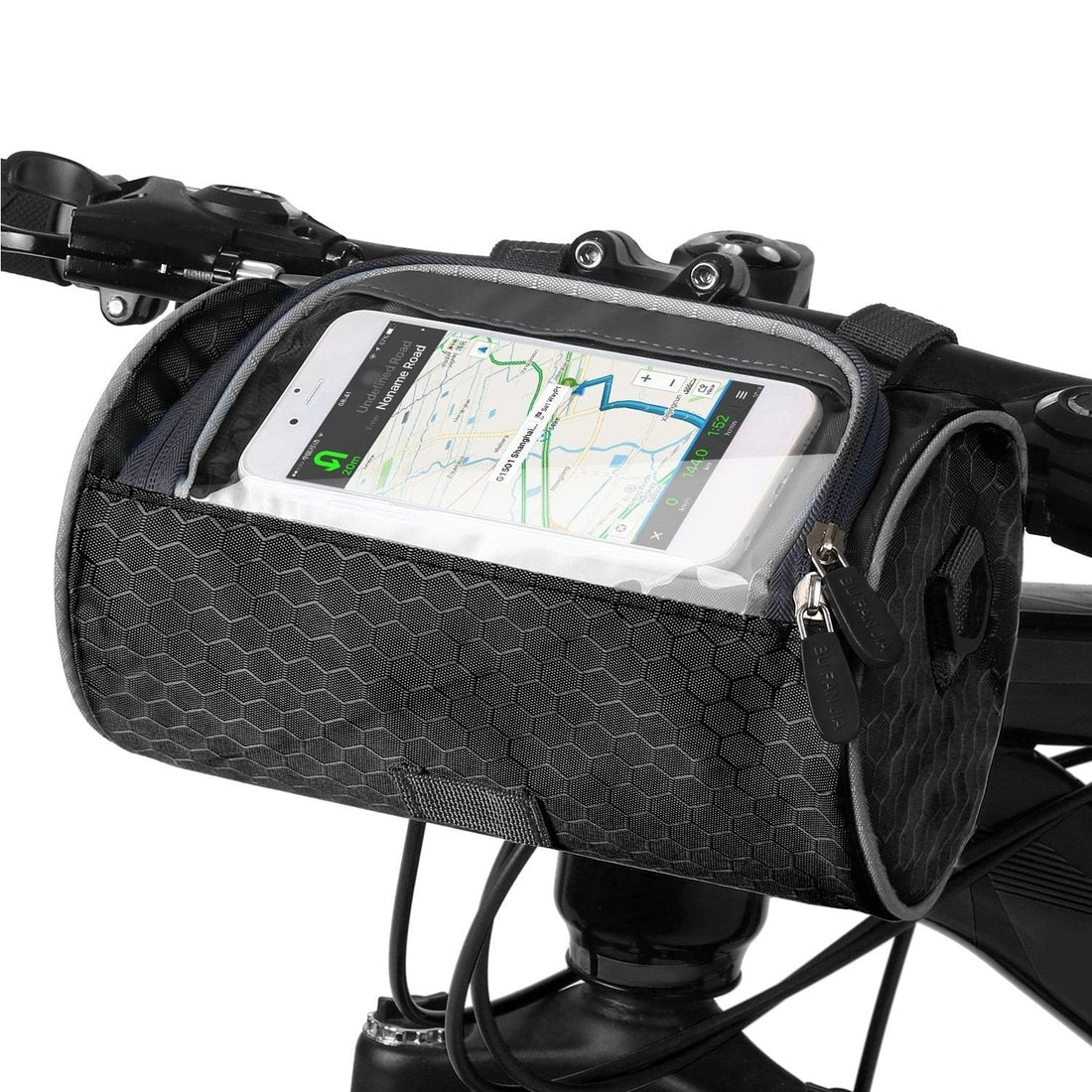 Sacoche Vélo Imperméable avec Pochette Téléphone Protège - PanierRoyale