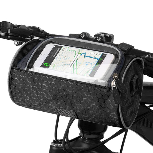 Sacoche Vélo Imperméable avec Pochette Téléphone Protège - PanierRoyale