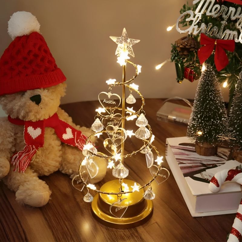 Décoration de Noël Personnalisable pour Famille - PanierRoyale