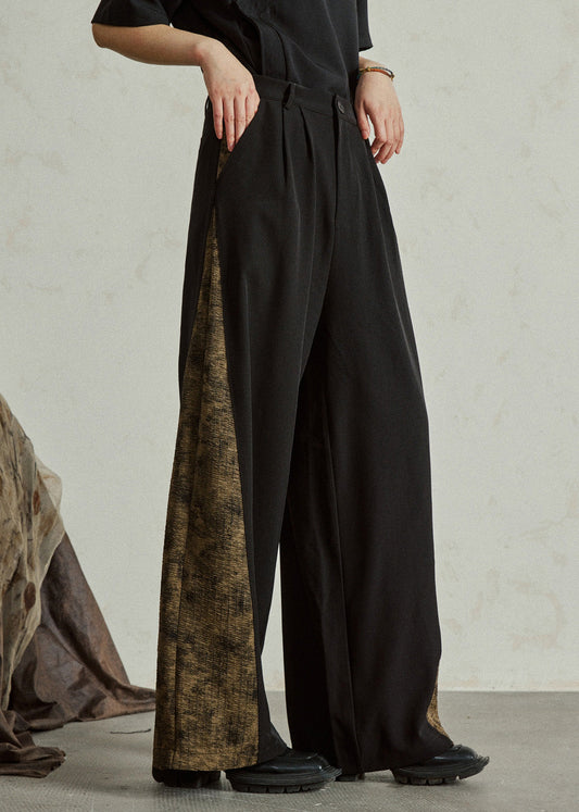 Pantalon confortable grande taille poches motif coloré - EasyApparels