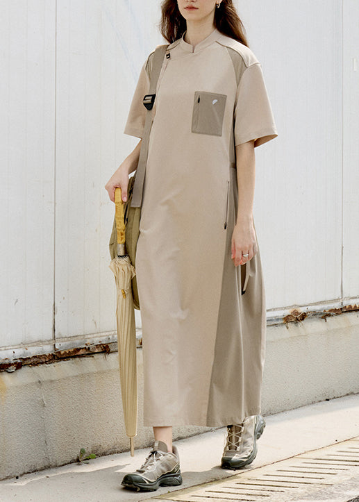 Robe décontractée en coton avec poches pour été - EasyApparels