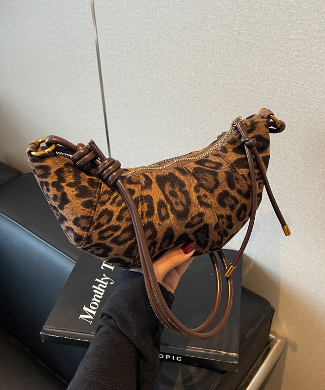 Sac hobo cuir robuste à motif leopard chic - EasyApparels