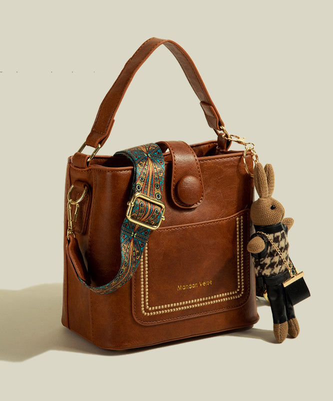 Stylish Faux Leather Backpack Large Capacity - EasyApparels