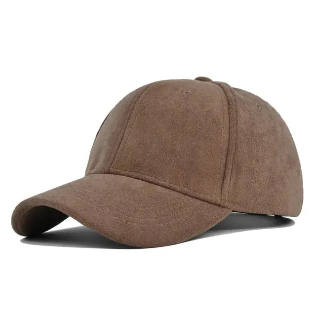 Casquette Cuir Brun Vintage Élégante