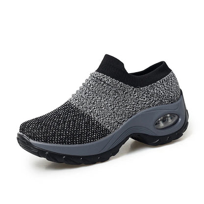 Baskets Femmes Confort Respirant Blanc