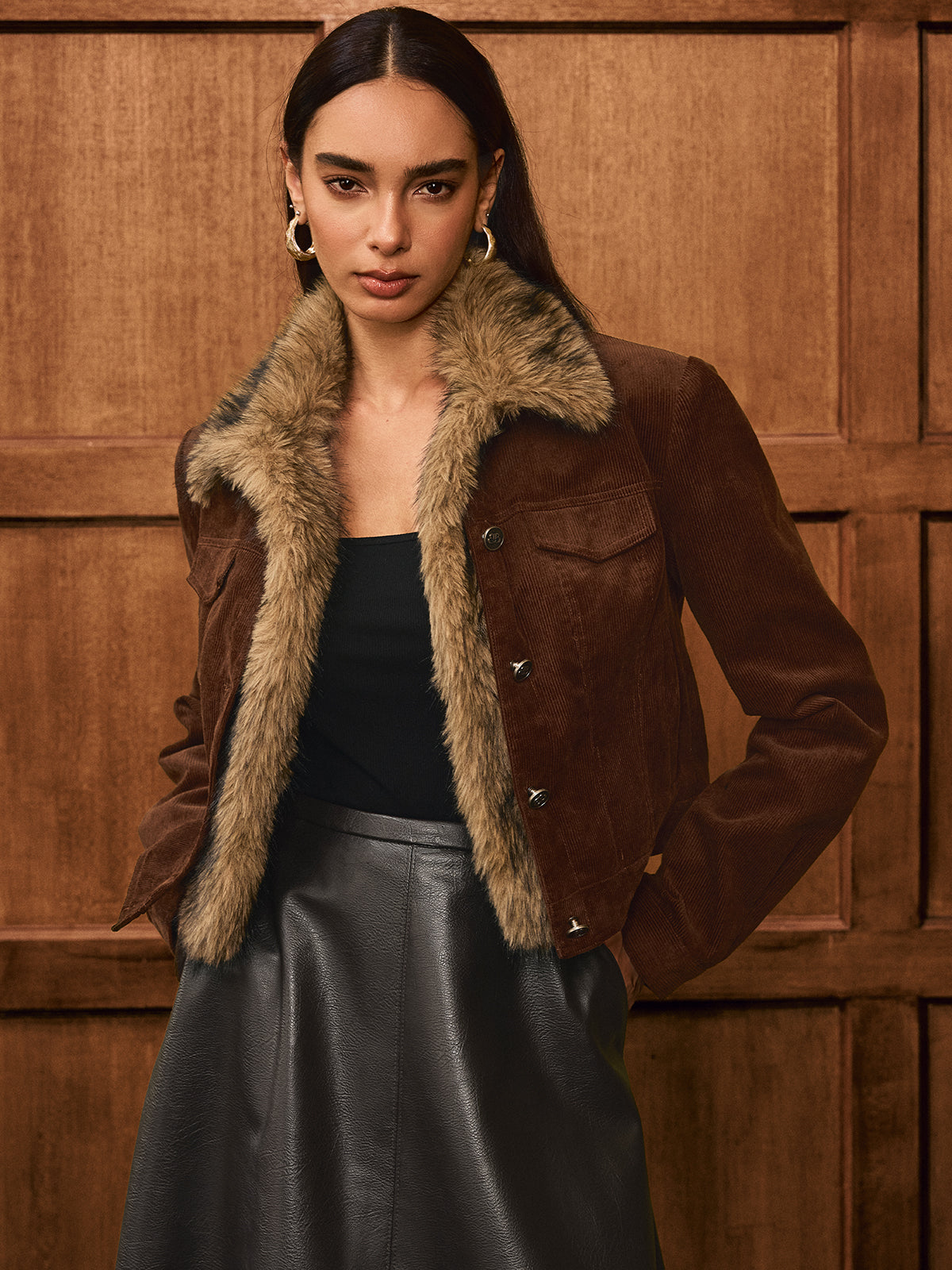 Veste en Fausse Fourrure Chic pour Femme Automne/Hiver - PanierRoyale