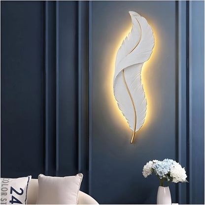 FeatherGlow™ – Applique Murale Design LED Dimmable Éclairage Doux