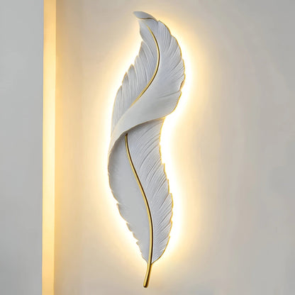 FeatherGlow™ – Applique Murale Design LED Dimmable Éclairage Doux