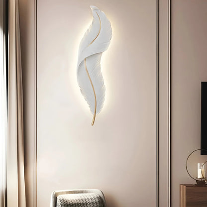 FeatherGlow™ – Applique Murale Design LED Dimmable Éclairage Doux