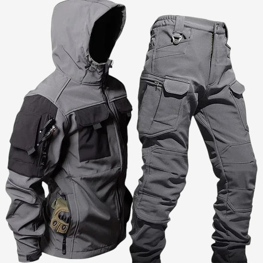 Pantalon Cargo Multipoches avec Capuche Amovible - PanierRoyale