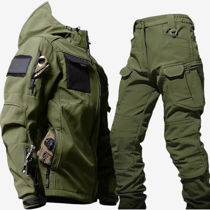 Pantalon Cargo Multipoches avec Capuche Amovible