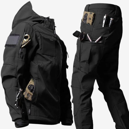 Pantalon Cargo Multipoches avec Capuche Amovible