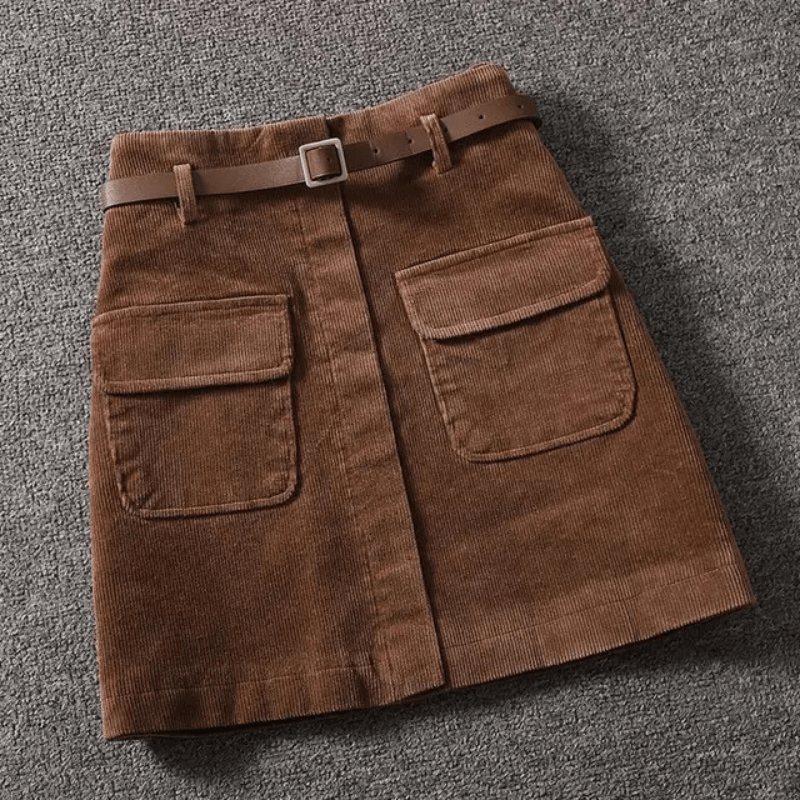 Jupe Femme Courte en Velours Confortable et Élégante - PanierRoyale