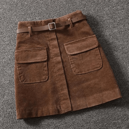 Jupe Femme Courte en Velours Confortable et Élégante - PanierRoyale