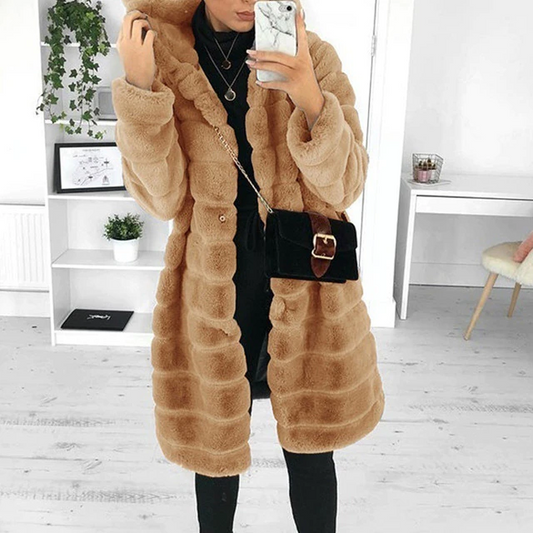 Manteau Femme Hiver Long et Doux - PanierRoyale
