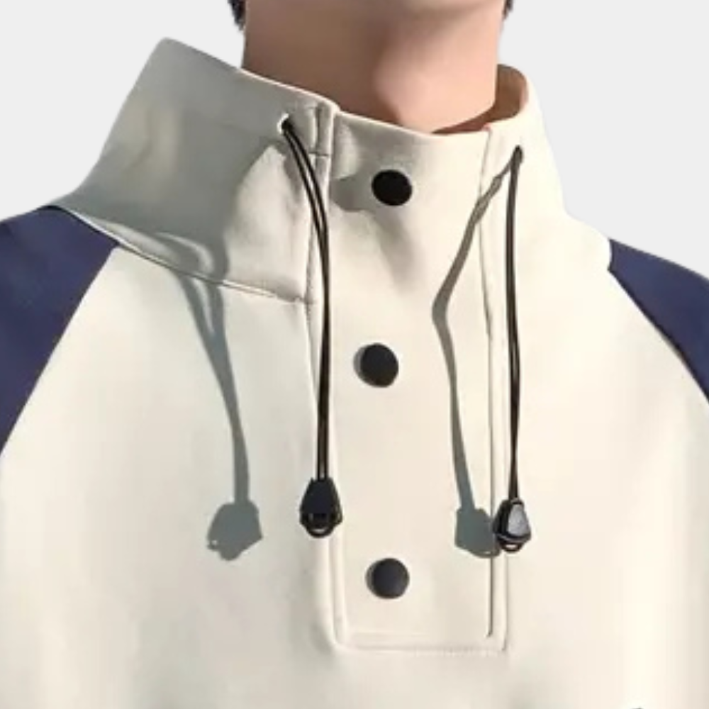 DANILLO - Pull à col montant tendance pour hommes