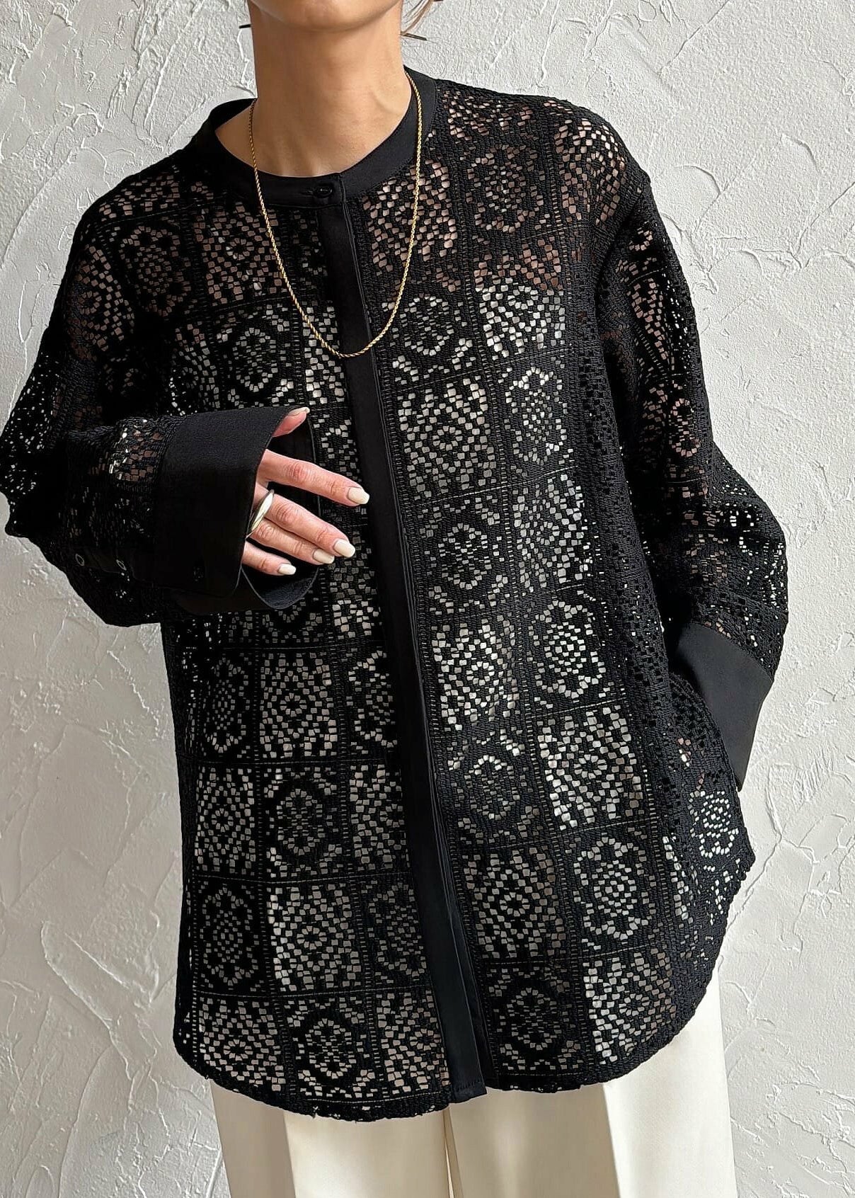 Dentelle noire légère pour femme été - EasyApparels