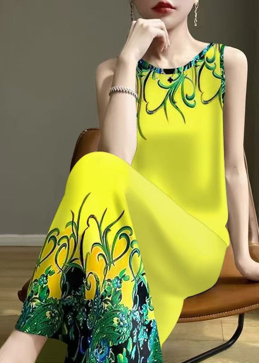 Robe d'été légère en coton vert neon - EasyApparels