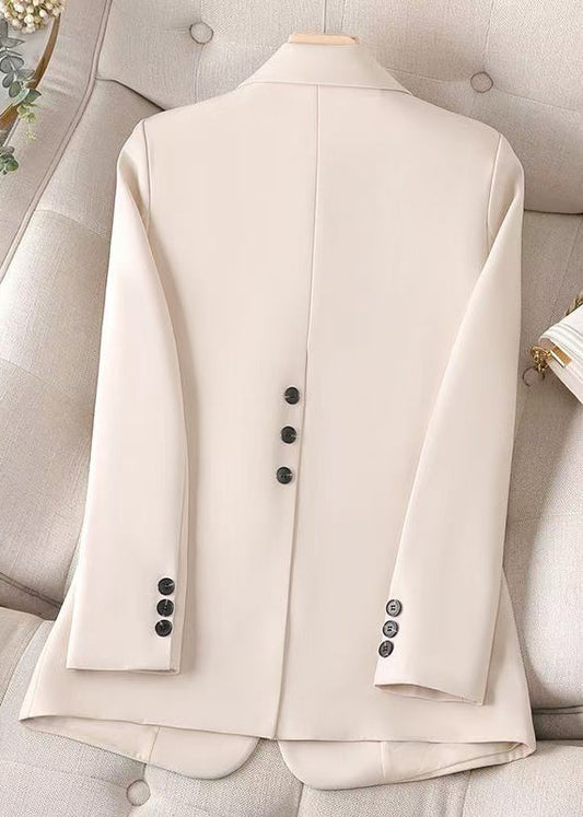 Grandes vestes blanc clair élastiques pour femme printemps - EasyApparels