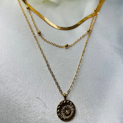 Collier Argent Femme avec Pendentif Diamanté