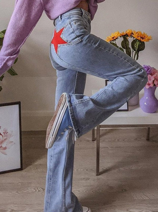 Jean Flare Haut de Gamme Style Rétro - BerlinGlamour
