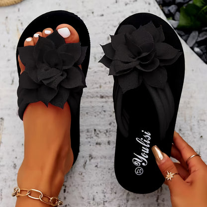 FleuriaStep™ – Tongs Femme Confortables & Élégantes pour l’Été