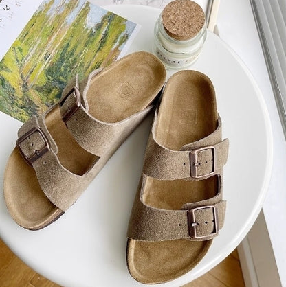 Flexalya™ – Sandales Plates Femme Chic et Confortables à Boucles Réglables
